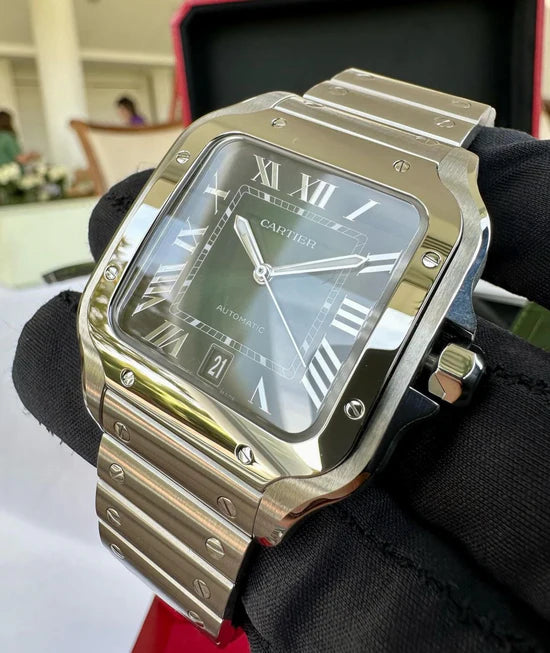 Orologio Cartier Santos Green Dial