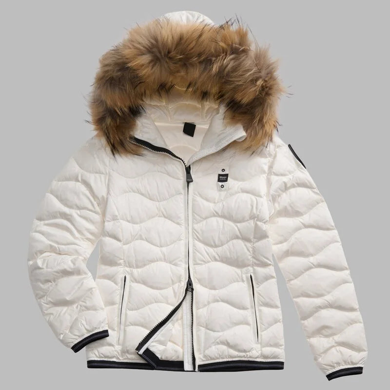 PIUMINO BLAUER CON BORDO IN PELLICCIA ALDIE