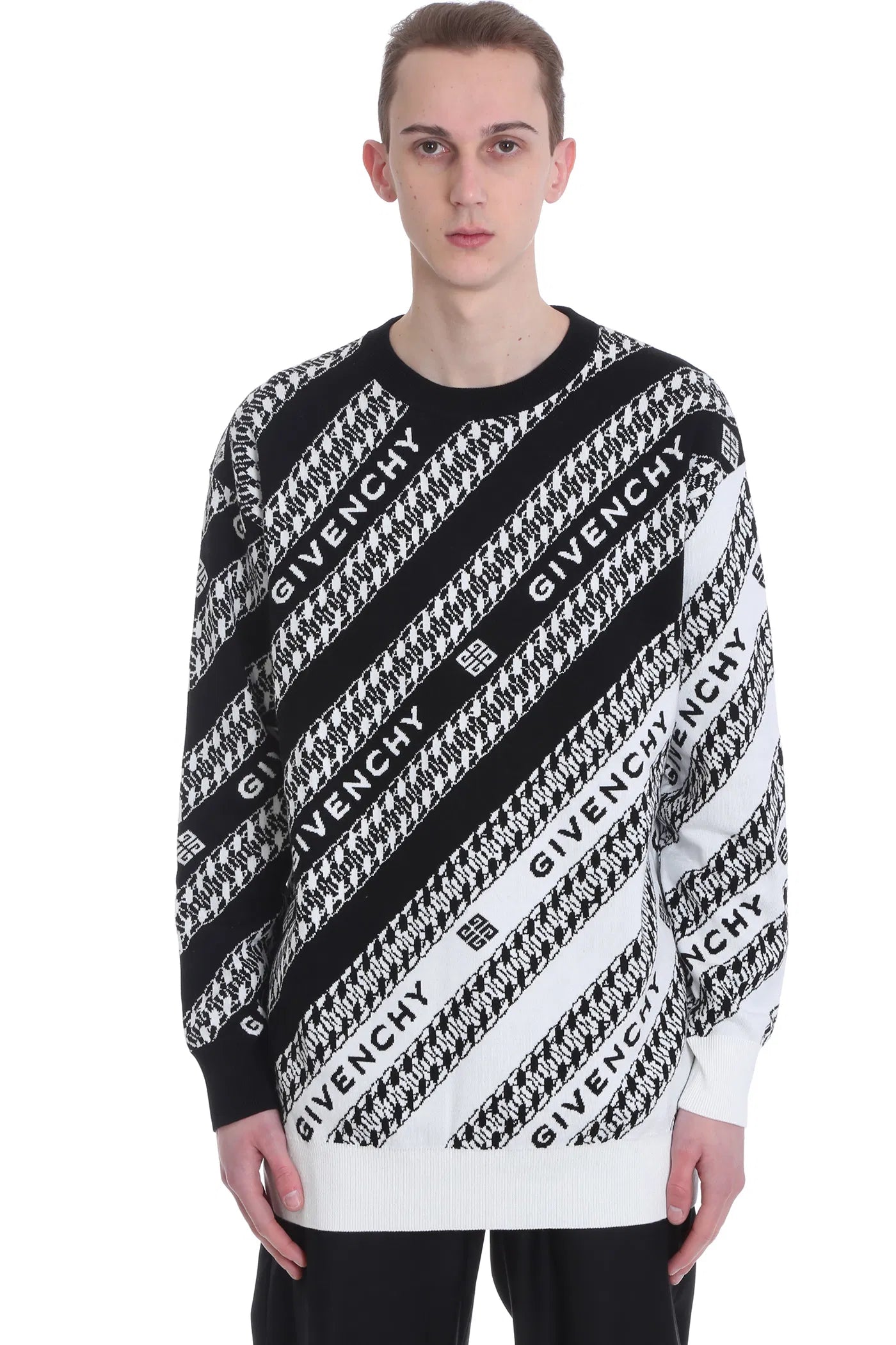 Givenchy MAGLIA IN COTONE NERO