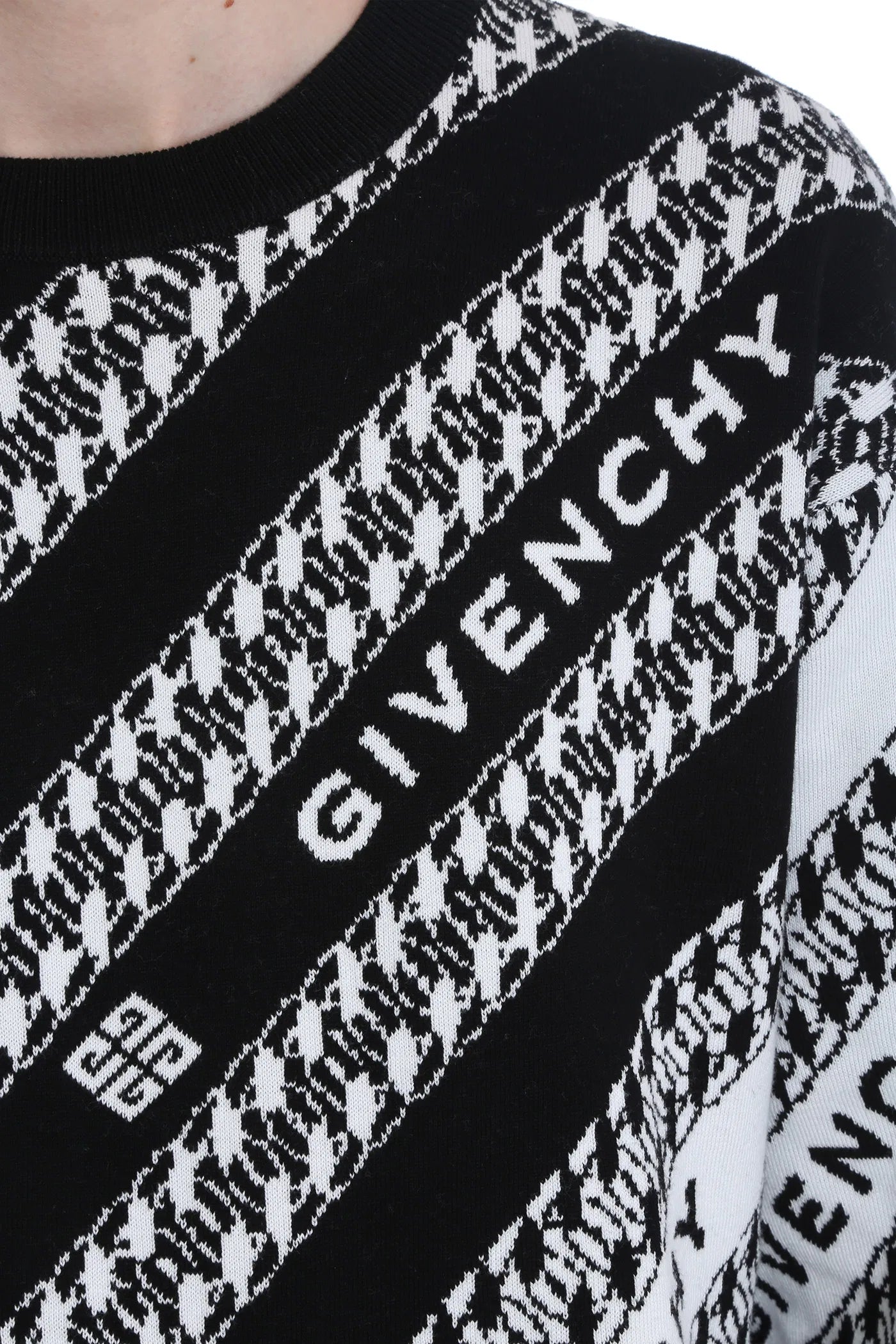 Givenchy MAGLIA IN COTONE NERO