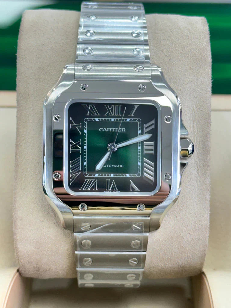 Orologio Cartier Santos Green Dial