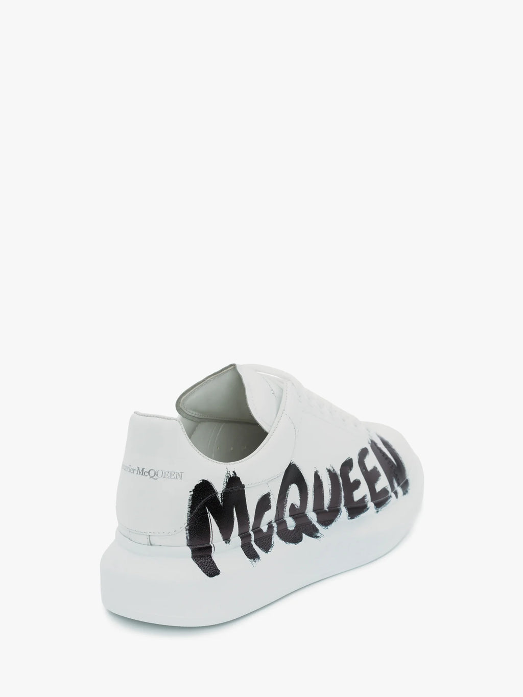 Sneaker Oversize McQueen Graffiti in Bianco/nero