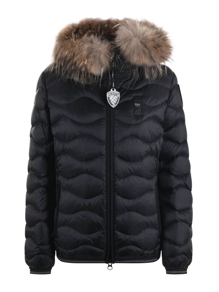 PIUMINO BLAUER CON BORDO IN PELLICCIA ALDIE