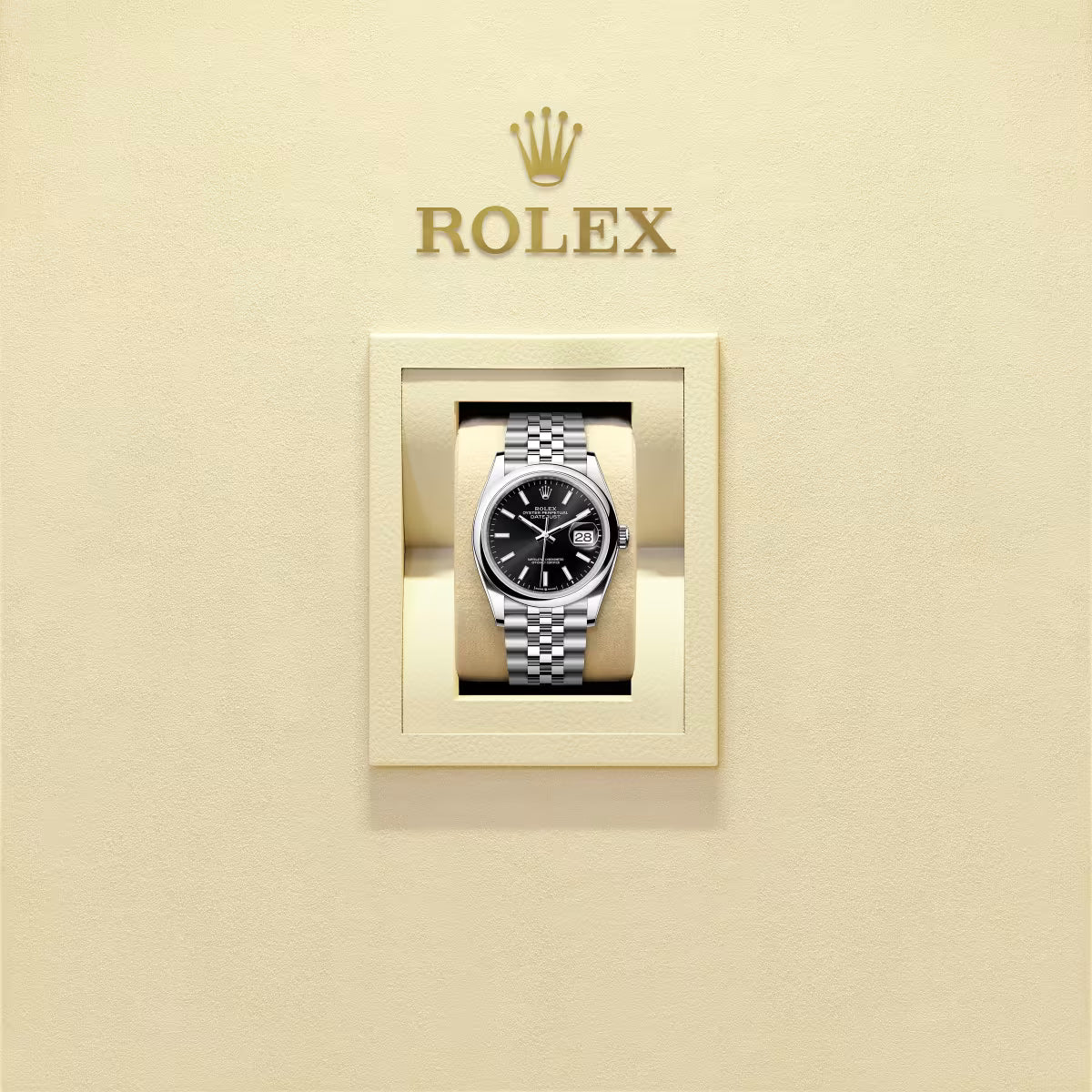 Datejust 36 Oyster, 36 mm, acciaio Oystersteel