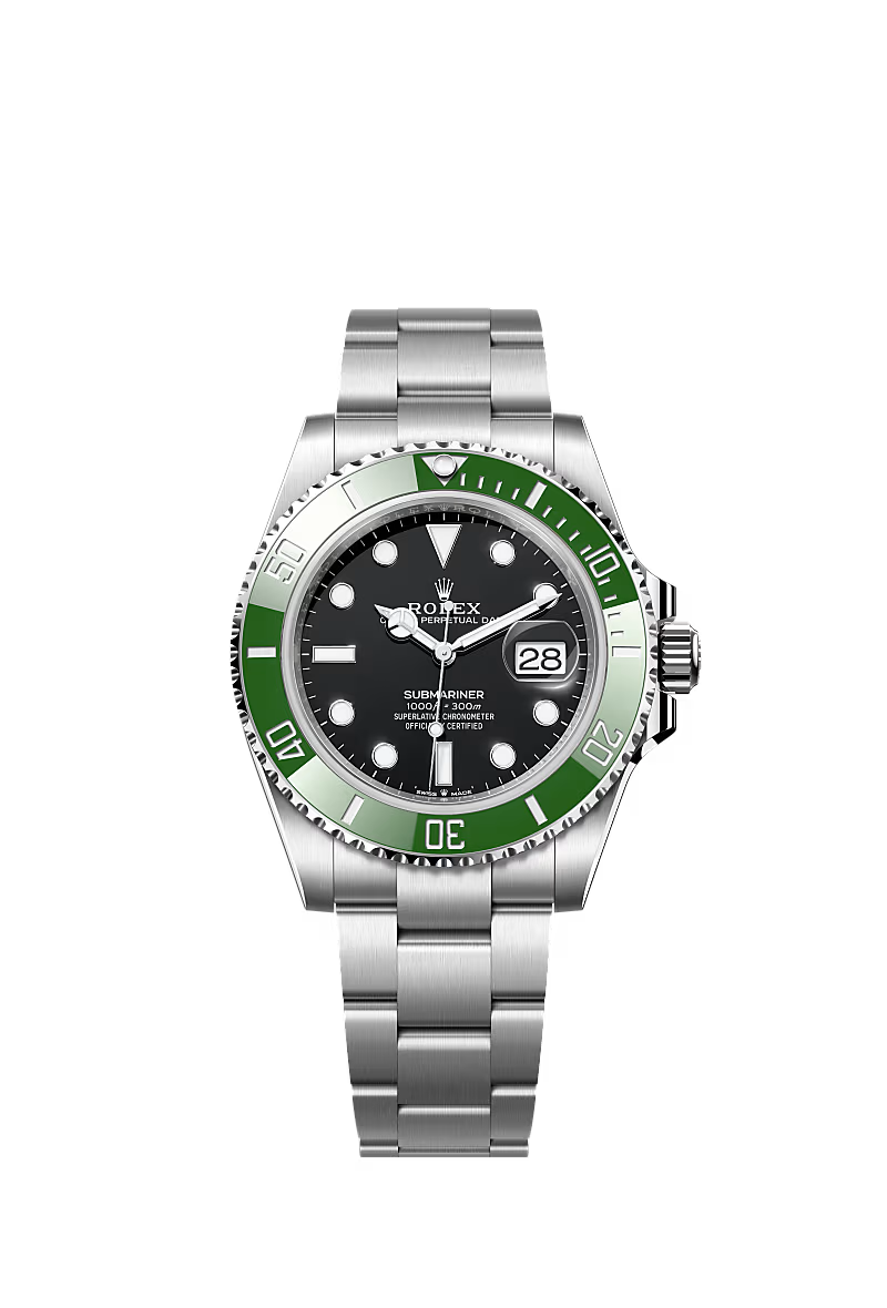 Submariner Date  Oyster, 41 mm, acciaio Oystersteel