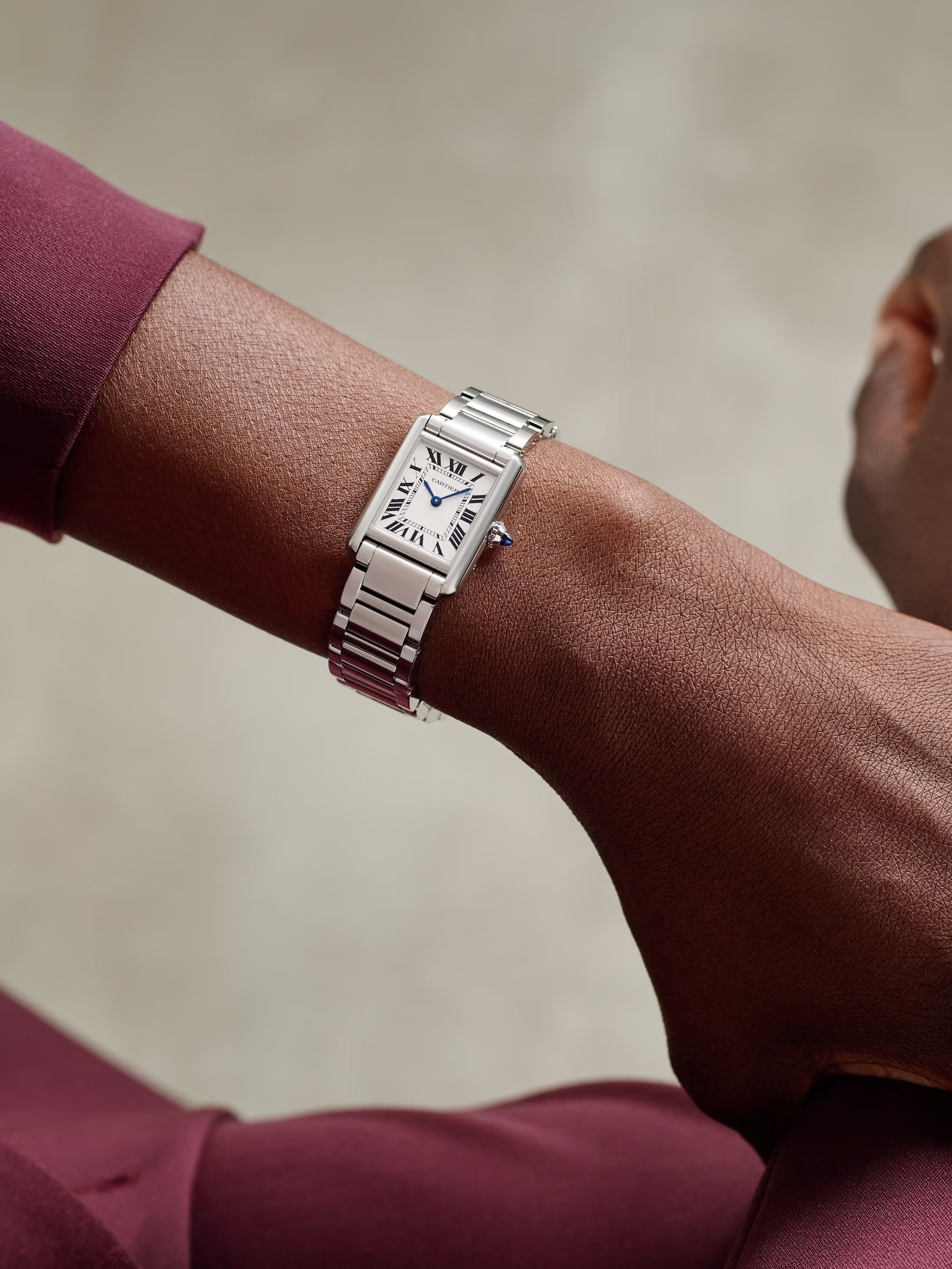 CARTIER Orologio 29,5 mm in acciaio inossidabile Tank Must de Cartier